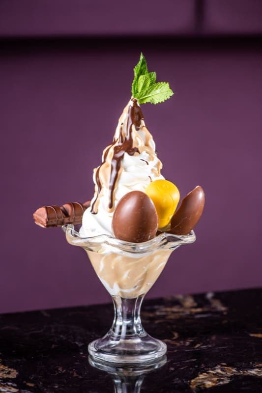 Kinder Egg Sundae