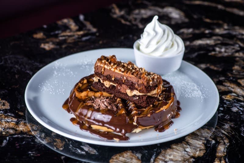 Peanut Butter Cake Waffle